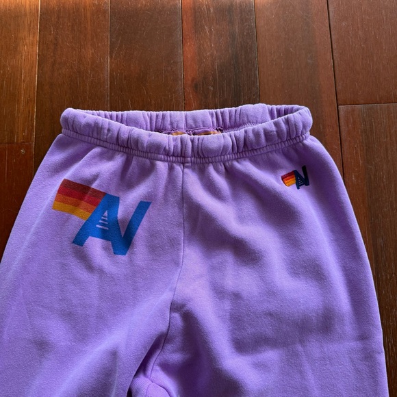Aviator Nation Purple Sweatpants - Picture 2 of 3